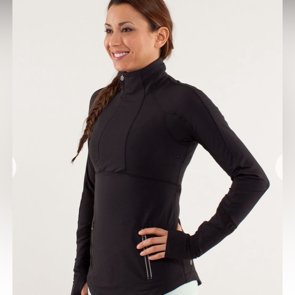 Lululemon Run Reflect Pullover 4 Black 1/4 Zip Women’s Active jogging outdoor - Picture 1 of 8